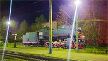 33 Паровоз Памятник Л-3927 станция Магдагачи Заб ЖД 17 09 2023